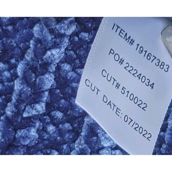 Torrid Women's Chenille Cocoon Open Front Ribbed Sweater Blue Plus Size 1 - Picture 9 of 15